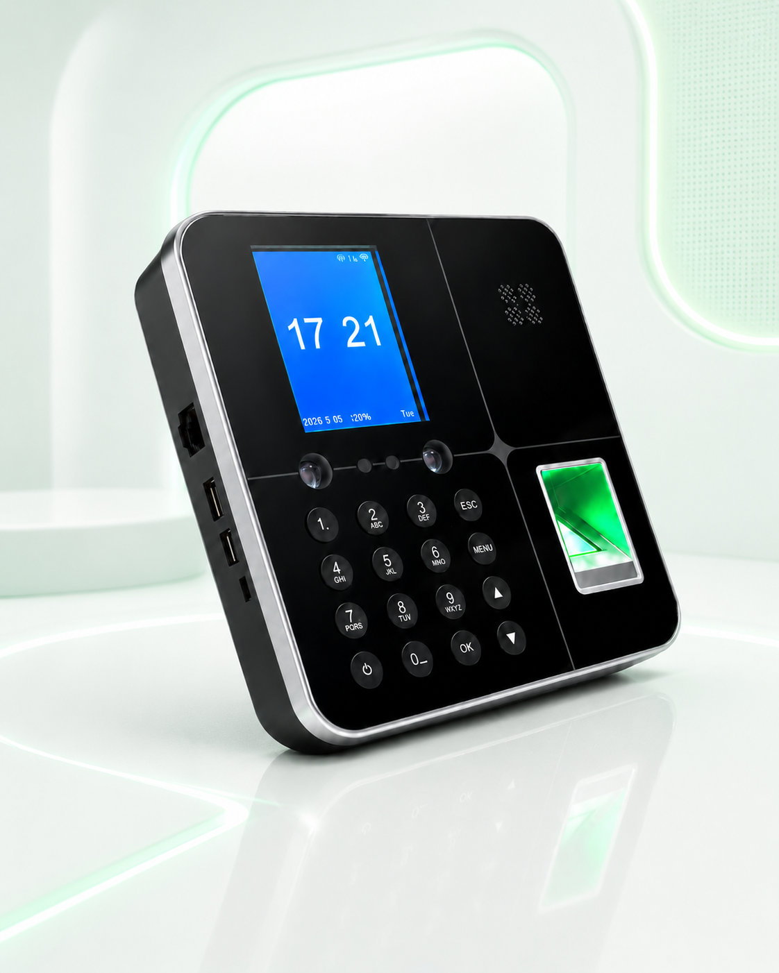 เครื่องสแกนใบหน้า FS30 สำหรับระบบลงเวลาออนไลน์ R-Scan Payroll